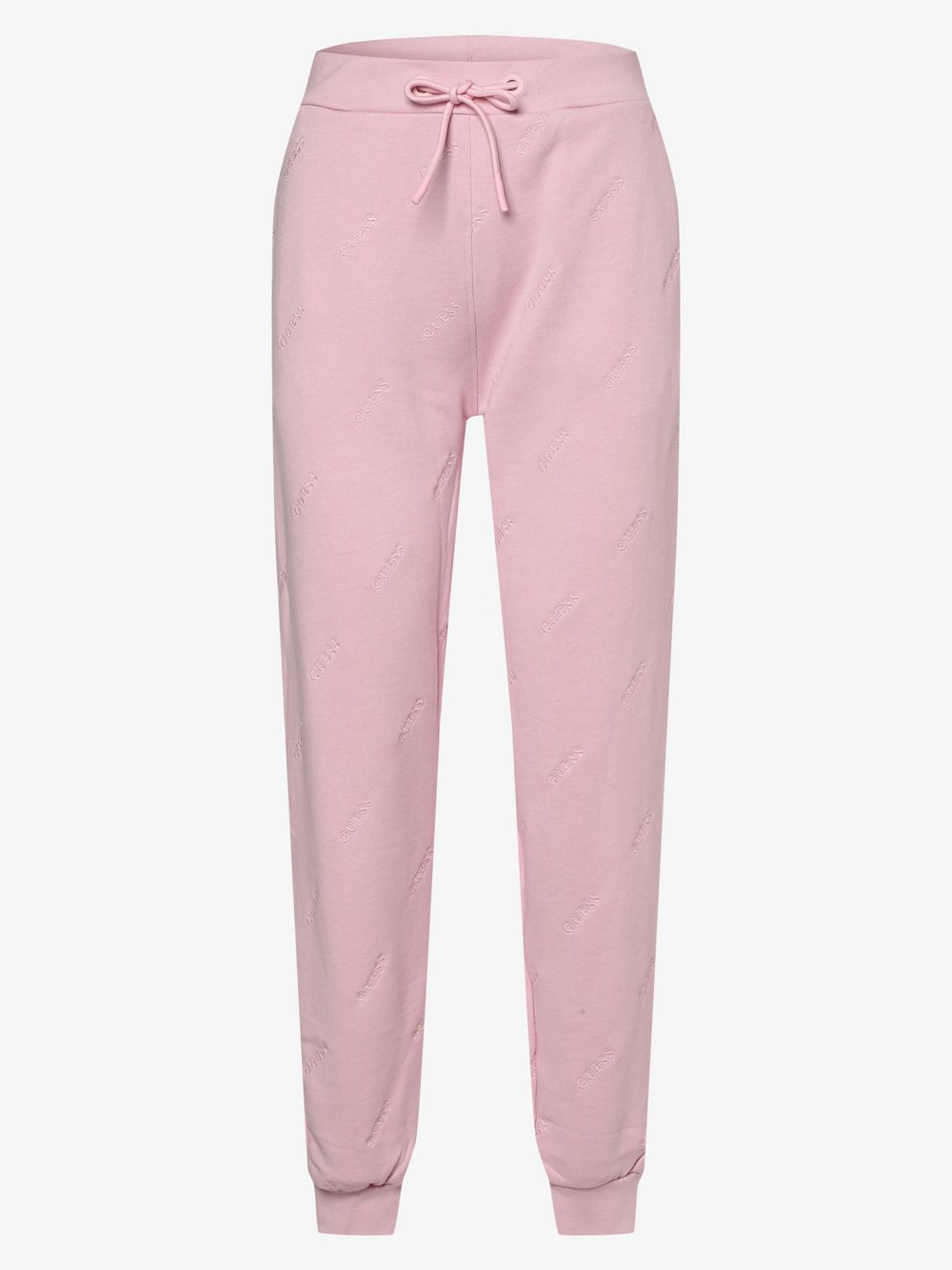 GUESS - Damskie spodnie dresowe, różowy