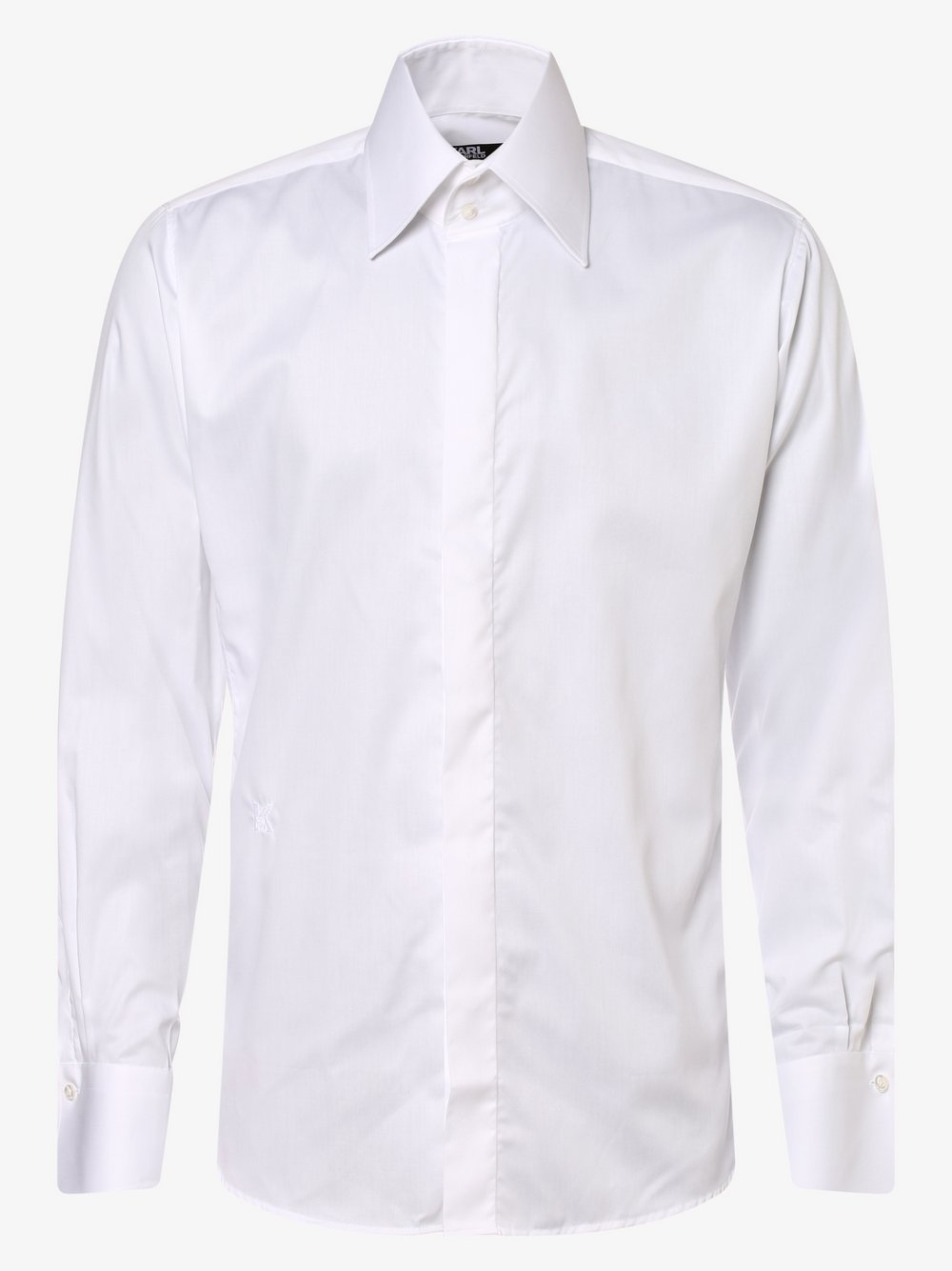 KARL LAGERFELD - Koszula męska łatwa w prasowaniu, biały