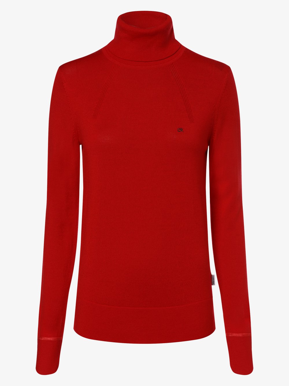 Calvin Klein - Sweter damski, czerwony