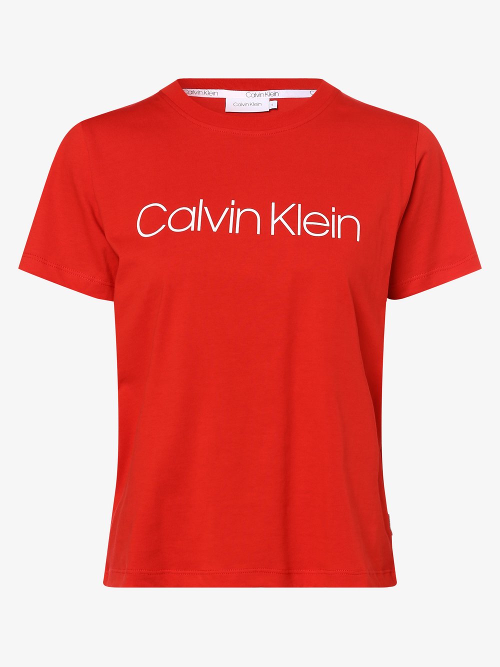 Calvin Klein - T-shirt damski, czerwony