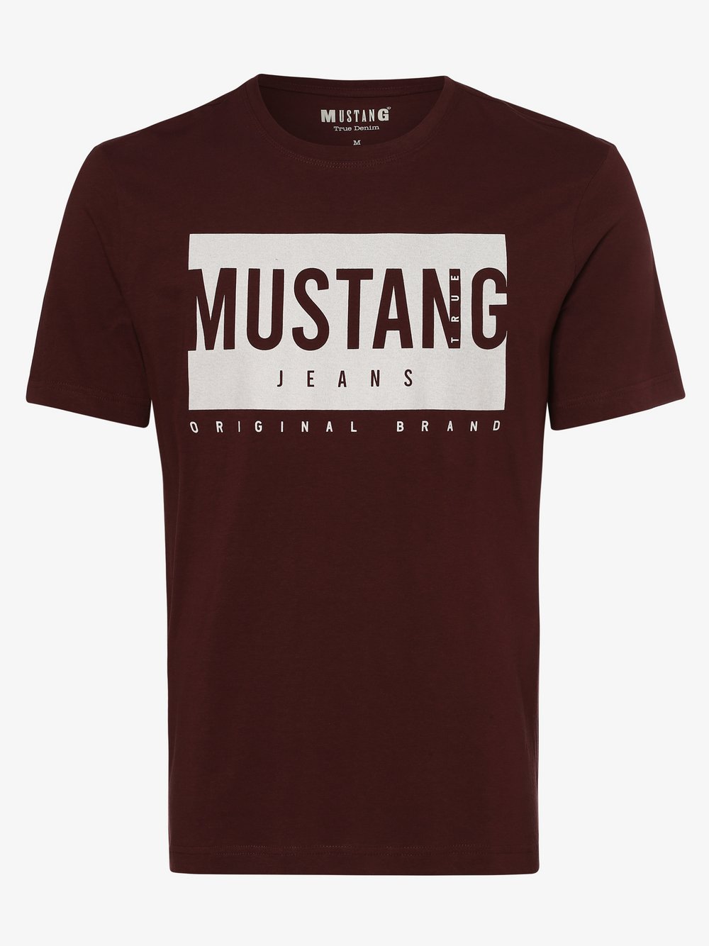 Mustang - T-shirt męski – Alex, czerwony
