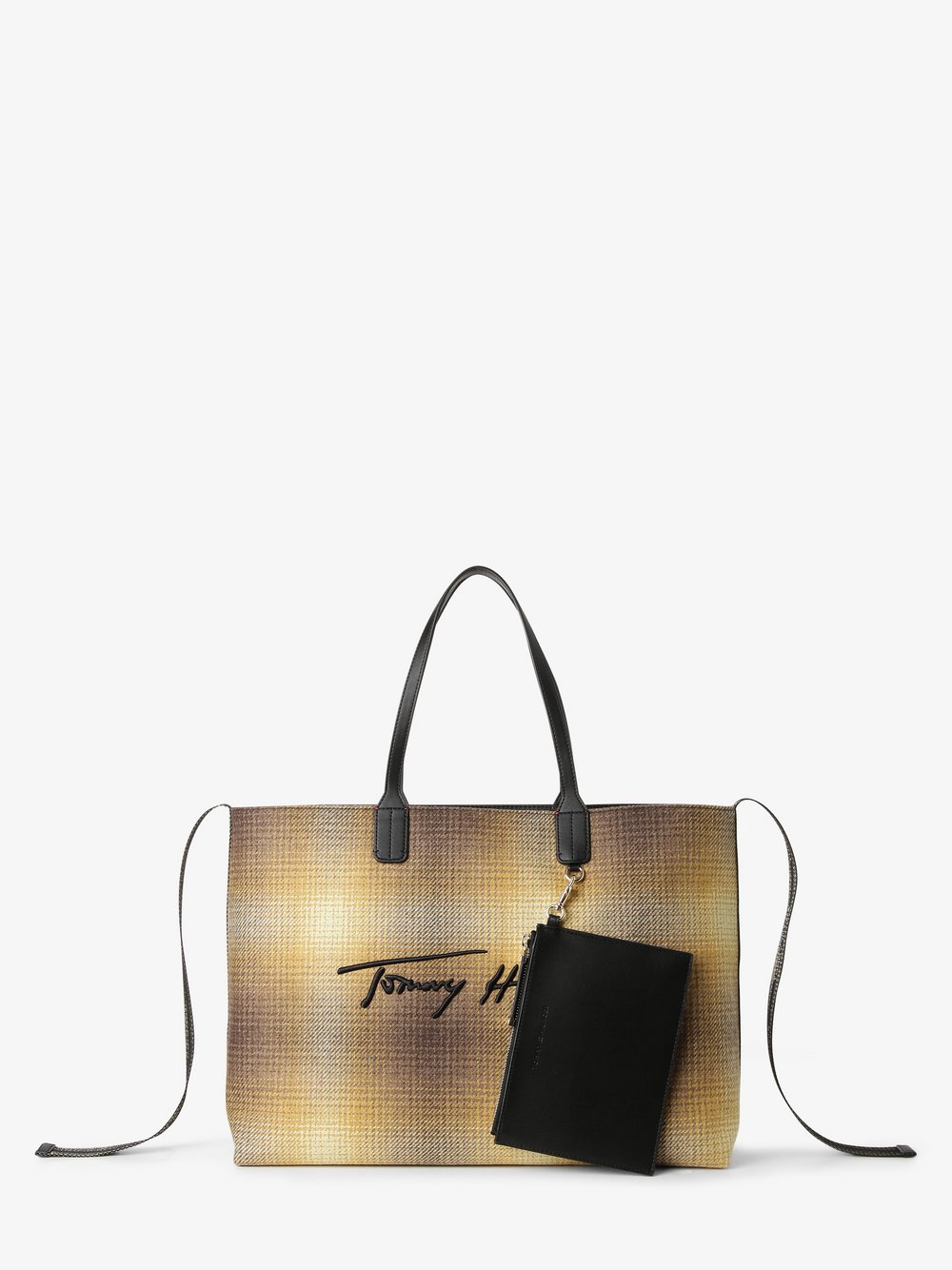 Tommy Hilfiger - Damska torba shopper z torebką wewnętrzną, żółty