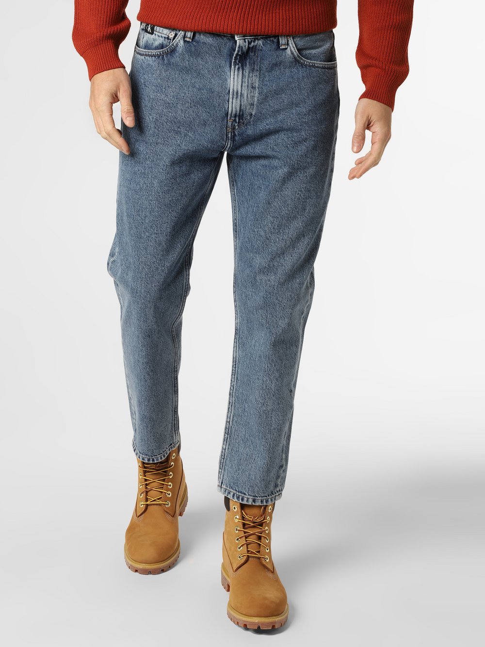 Calvin Klein Jeans - Jeansy męskie – Dad Jean, niebieski