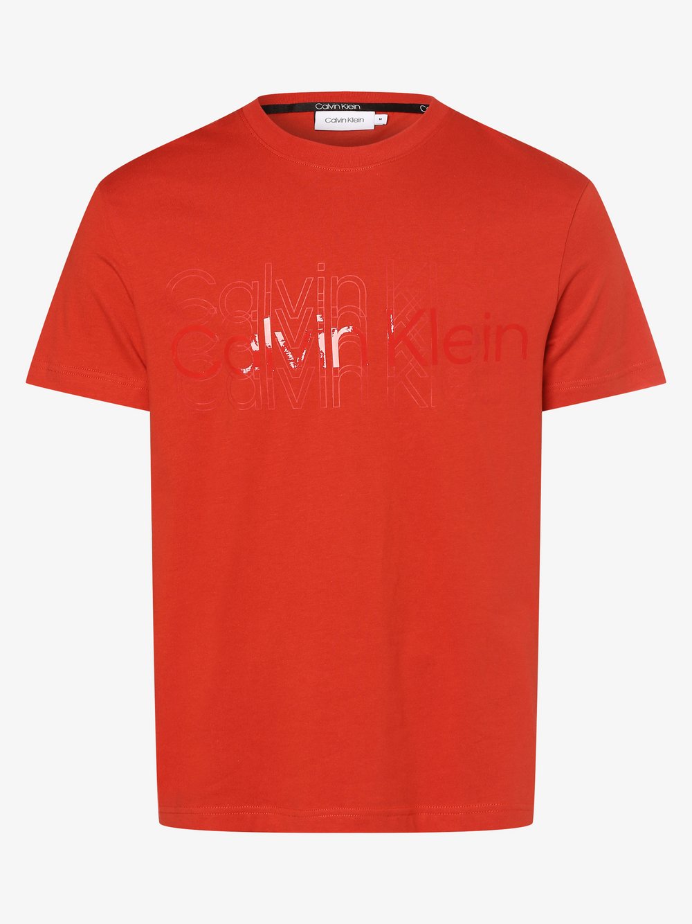 Calvin Klein - T-shirt męski, czerwony