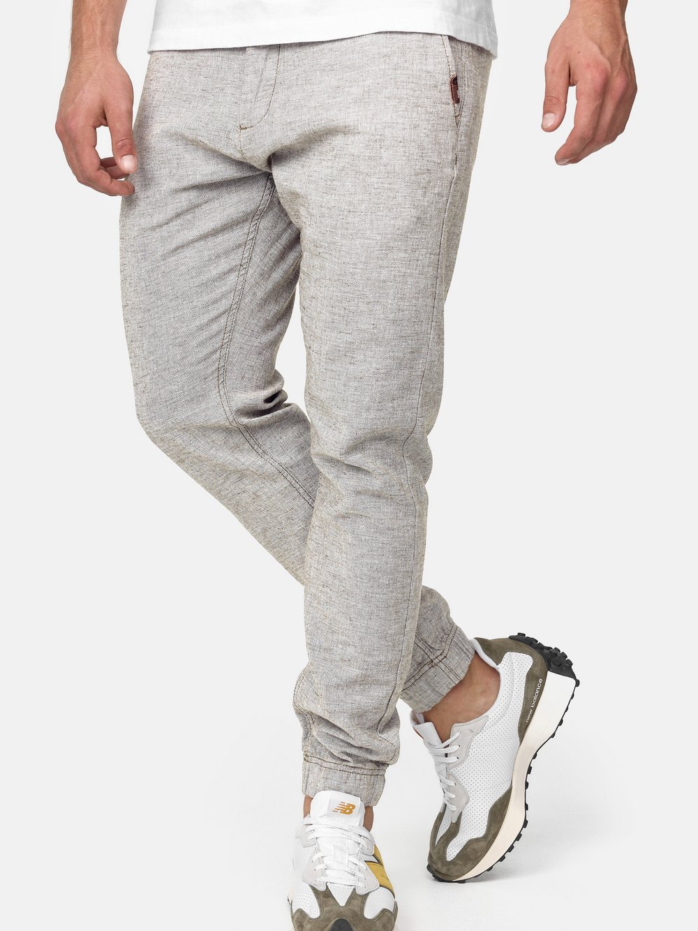 Indicode Leinenhose Herren grau, XXXL