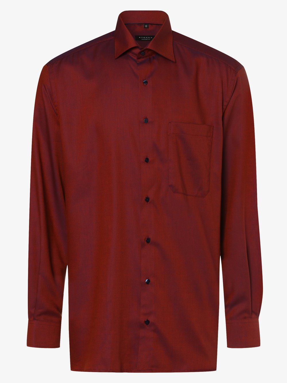 Eterna Comfort Fit - Koszula męska – niewymagająca prasowania, czerwony
