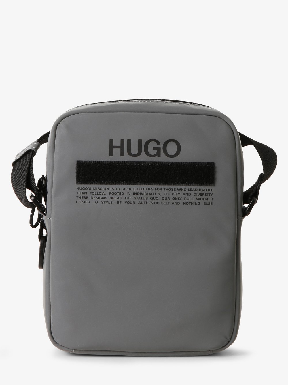 HUGO - Męska torba na ramię – Record, szary