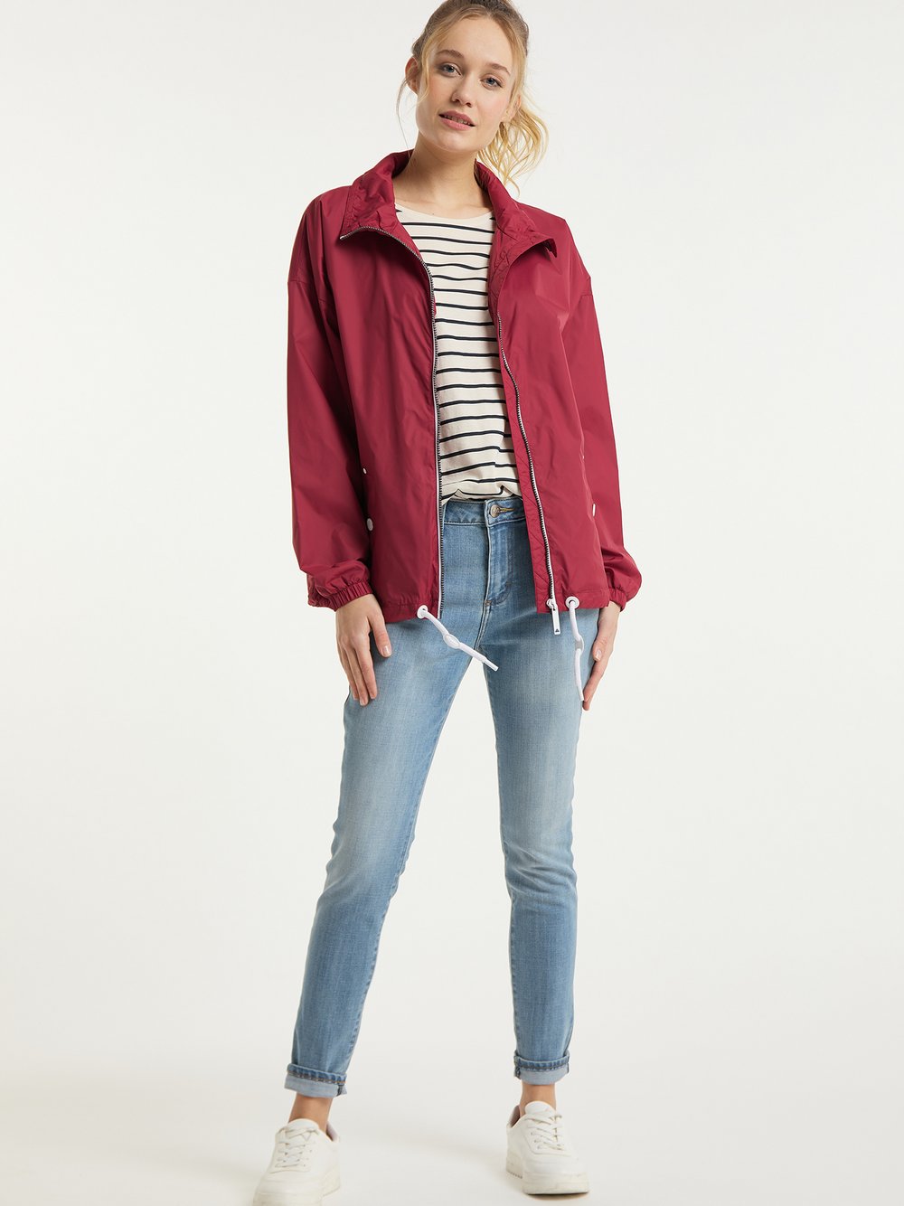 Dreimaster Windbreaker Damen rot, S