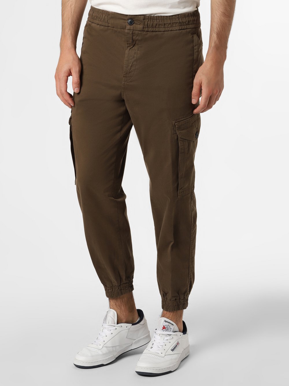 BOSS Casual - Spodnie męskie – Seiland, zielony