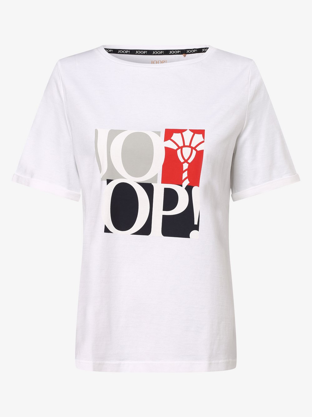 Joop - Damska koszulka od piżamy, biały