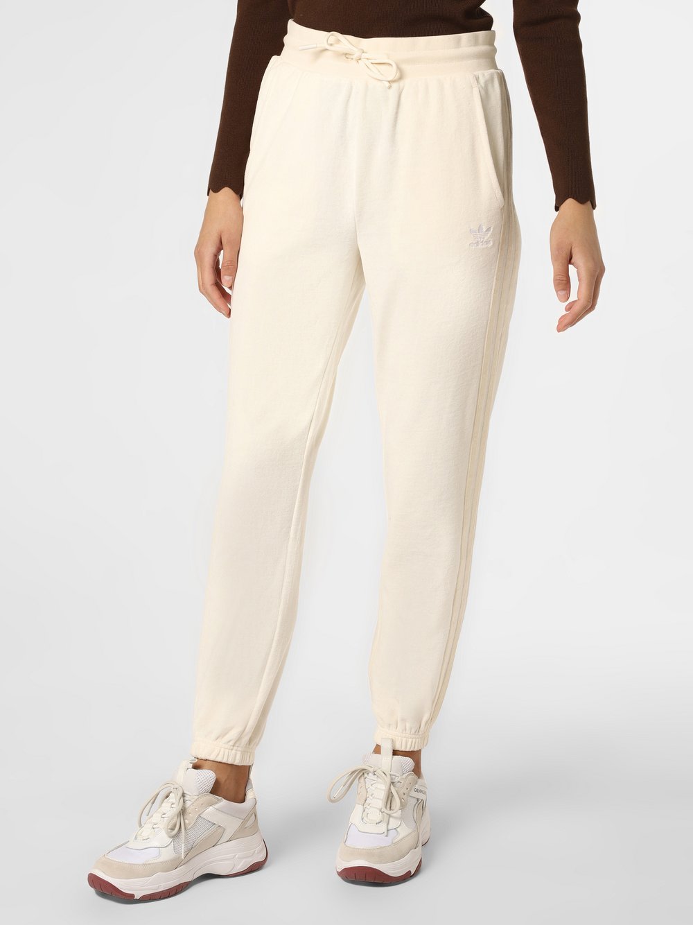 Adidas Originals - Damskie spodnie dresowe, biały