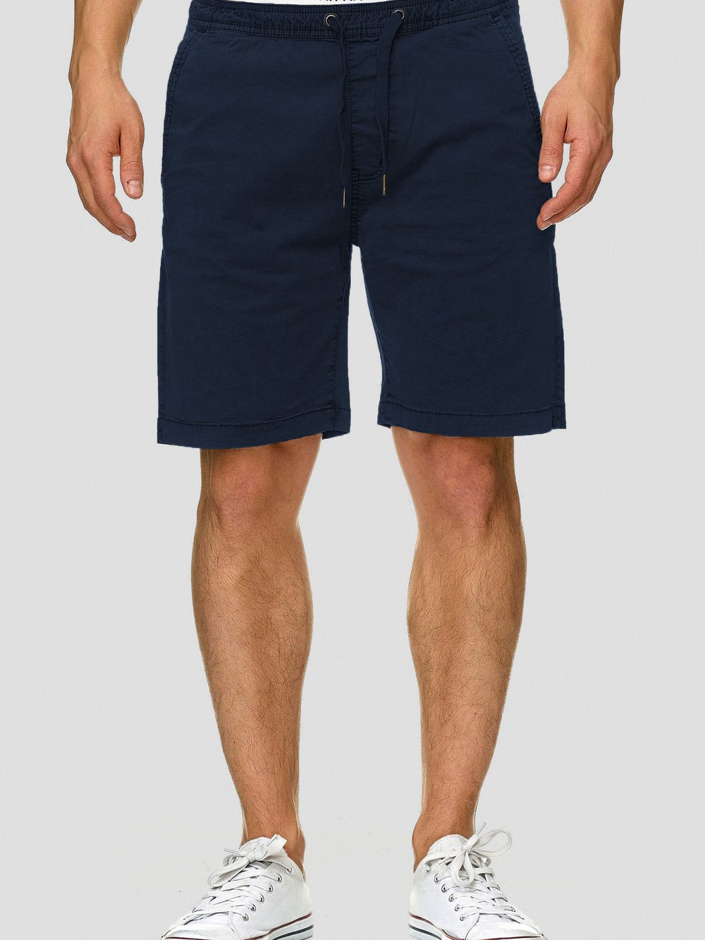 Indicode Shorts Chino Herren Baumwolle blau, XXXL