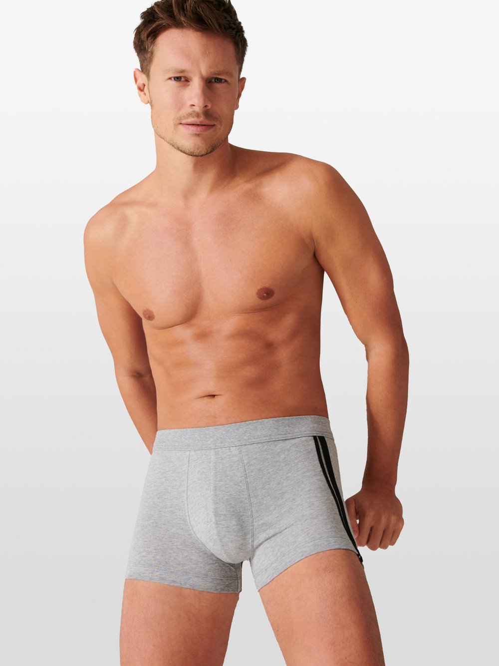 Schiesser Boxer  Herren grau, 5