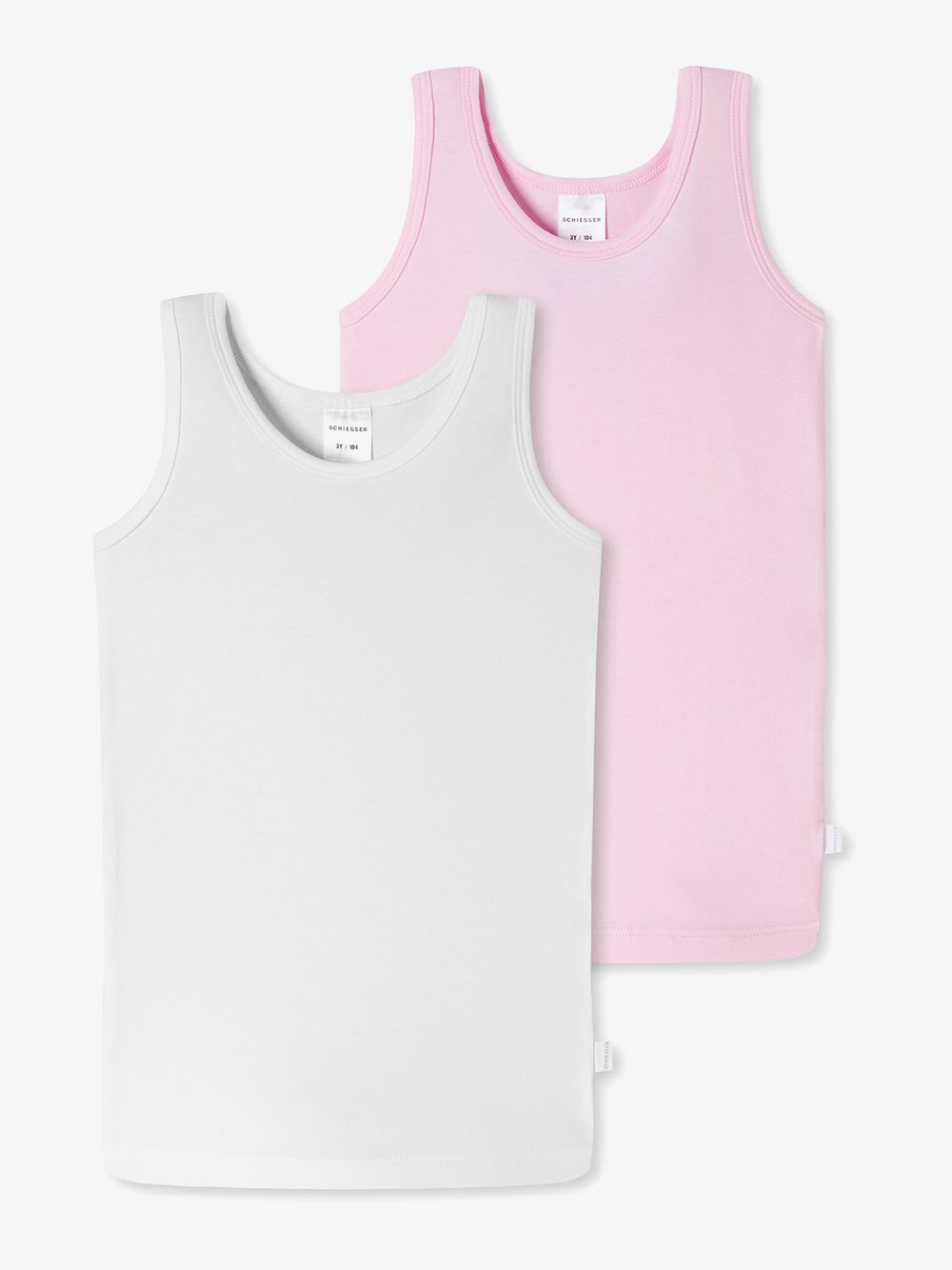 Schiesser Unterhemden  Mädchen Jersey rosa, 128