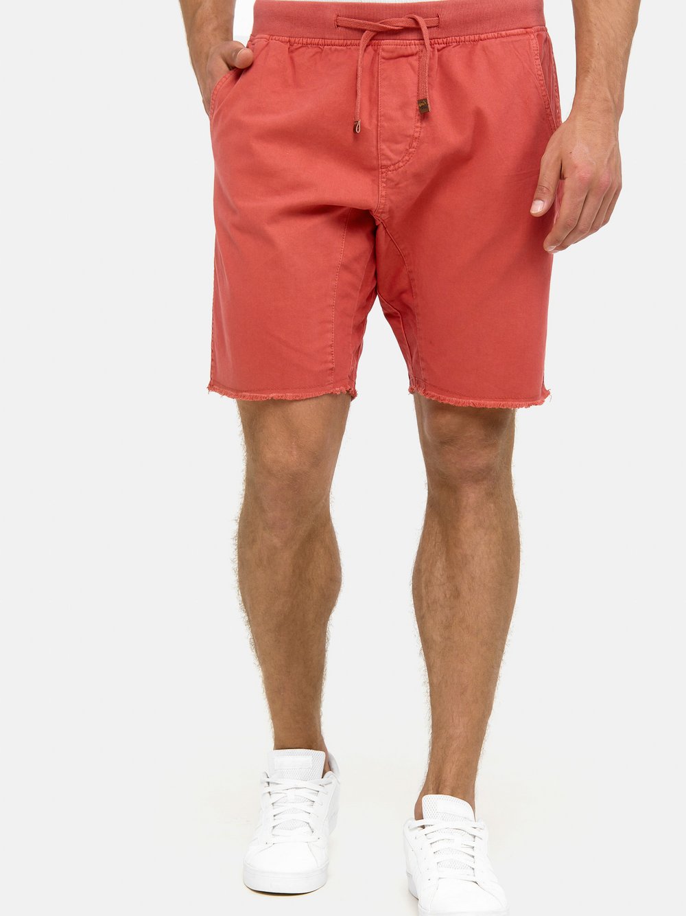 Indicode Shorts Chino Herren Baumwolle beige, L