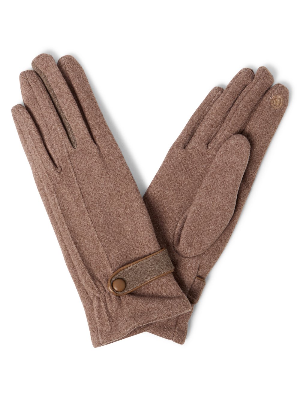 EEM Handschuhe Damen Polyamid braun, M