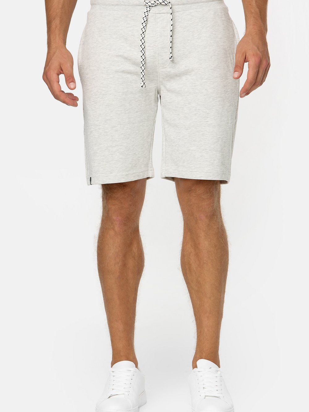 Indicode Shorts Sweat Herren Baumwolle beige, XXXL