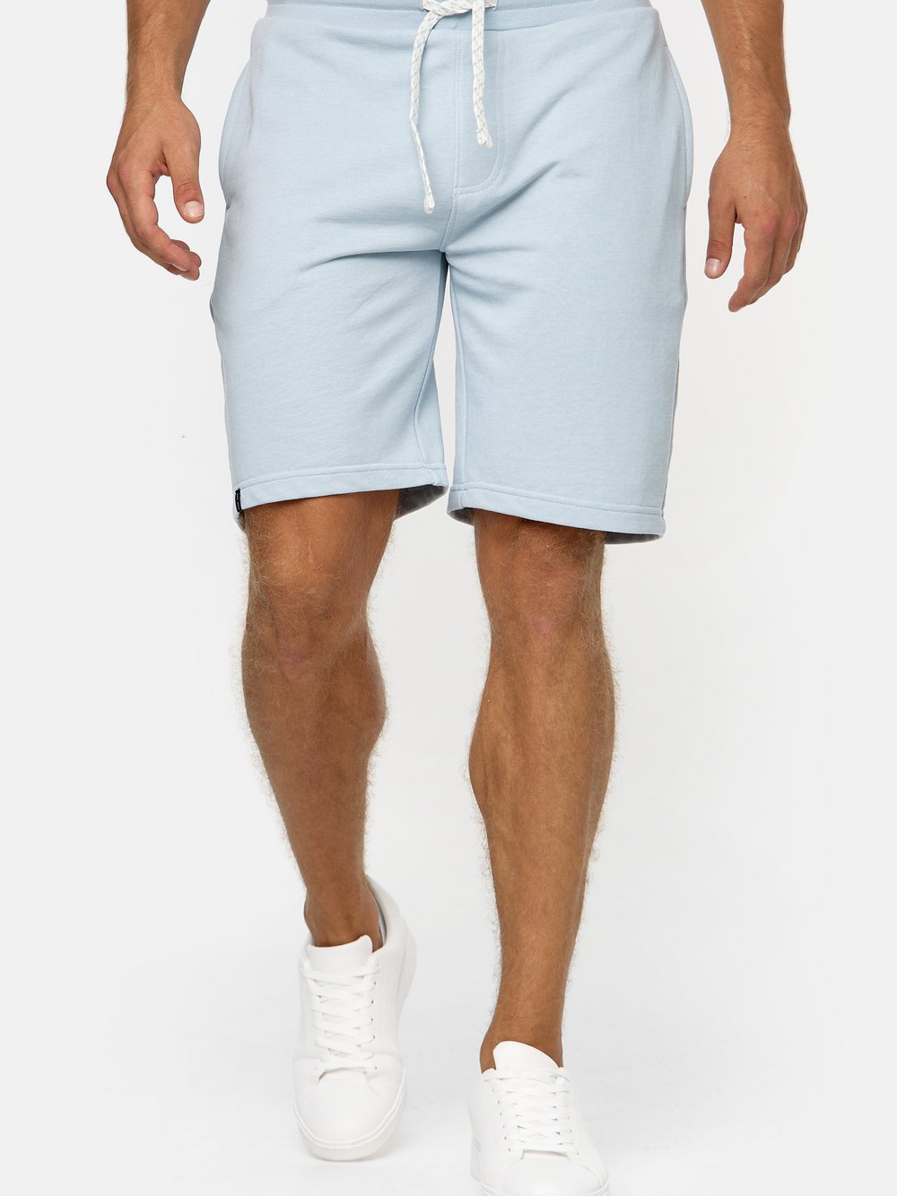 Indicode Shorts Sweat Herren Baumwolle blau, L