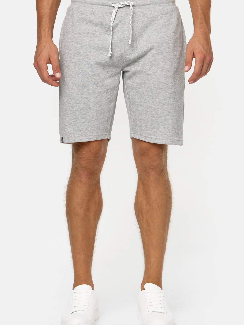 Indicode Shorts Sweat Herren Baumwolle grau, S