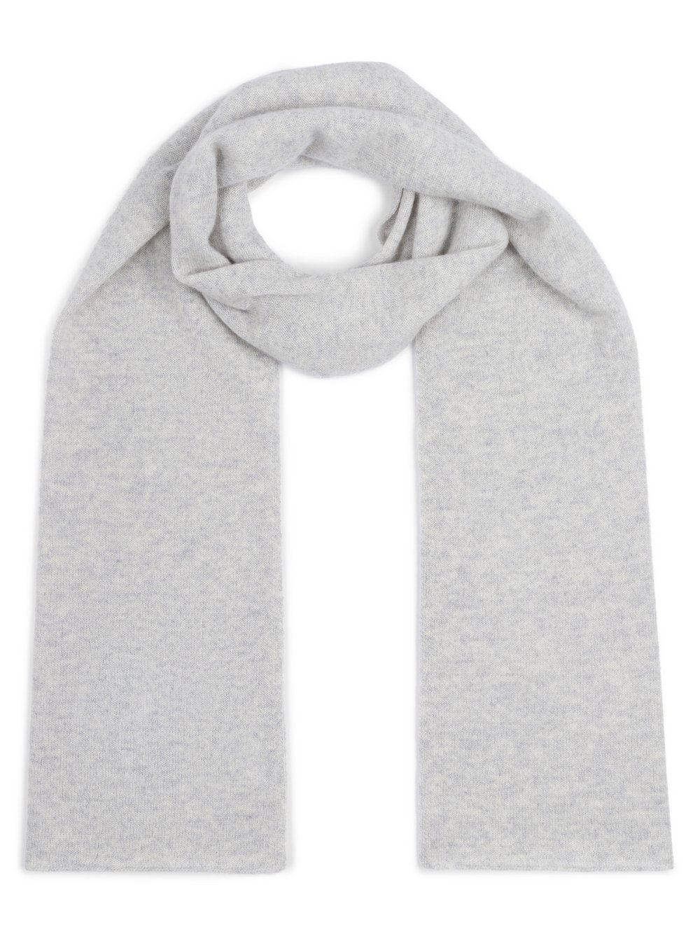 Marie Lund Pure Cashmere Schal Damen grau meliert, ONE SIZE