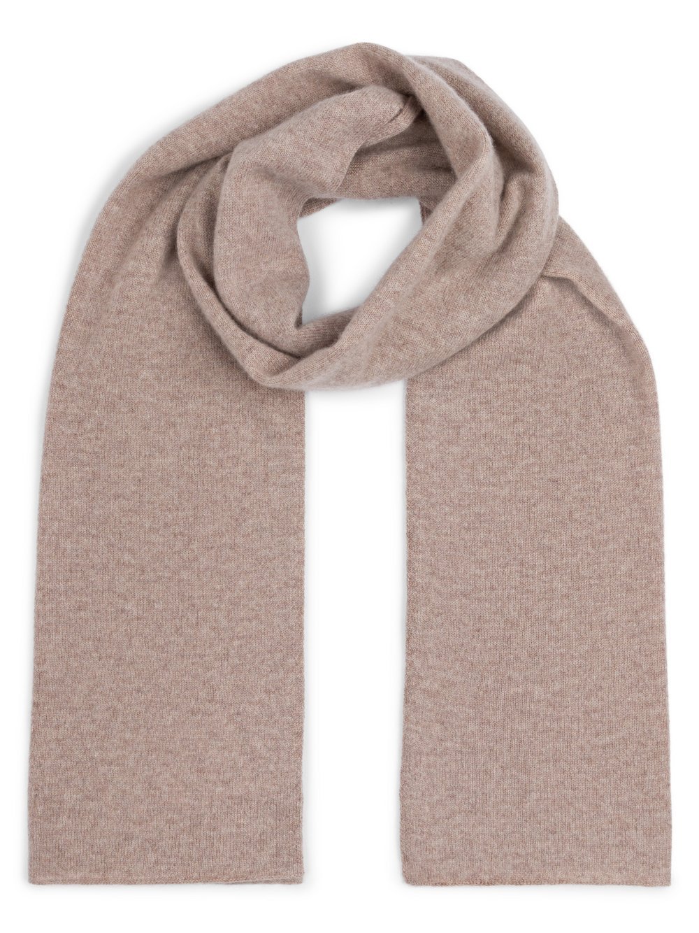 Marie Lund Pure Cashmere Schal Damen beige meliert, ONE SIZE