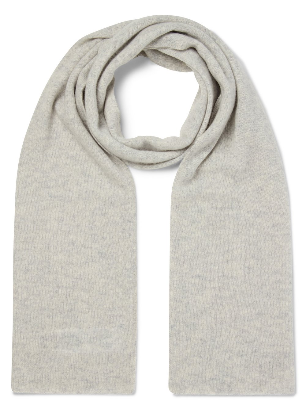 Marie Lund Pure Cashmere Schal Damen grau meliert, ONE SIZE