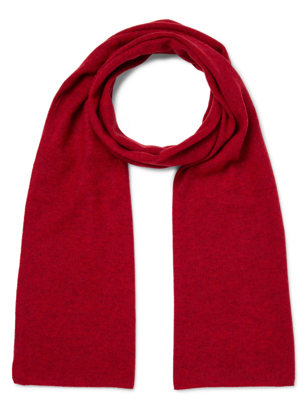 Marie Lund Pure Cashmere Schal Damen rot meliert, ONE SIZE