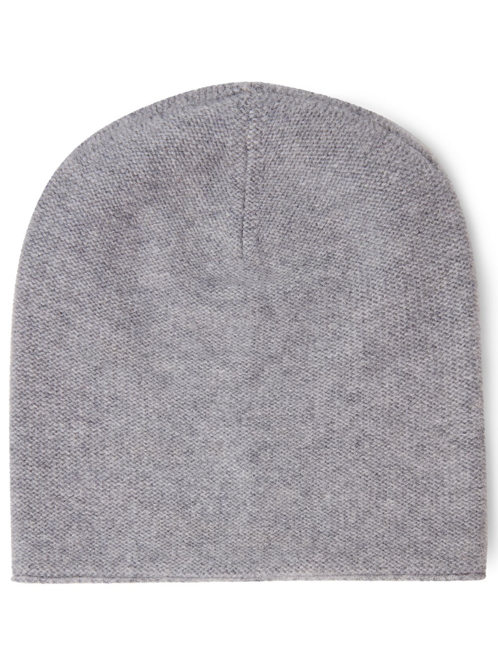Marie Lund Pure Cashmere Mütze Damen grau meliert, ONE SIZE