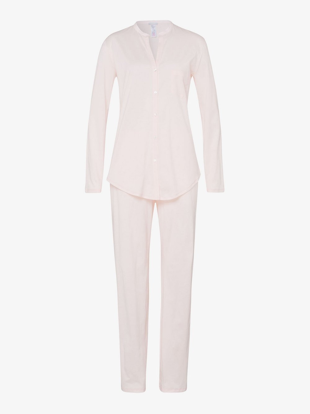 VAN GRAAF Hanro Damen Rosa Langarm Pyjama Jersey Mittel