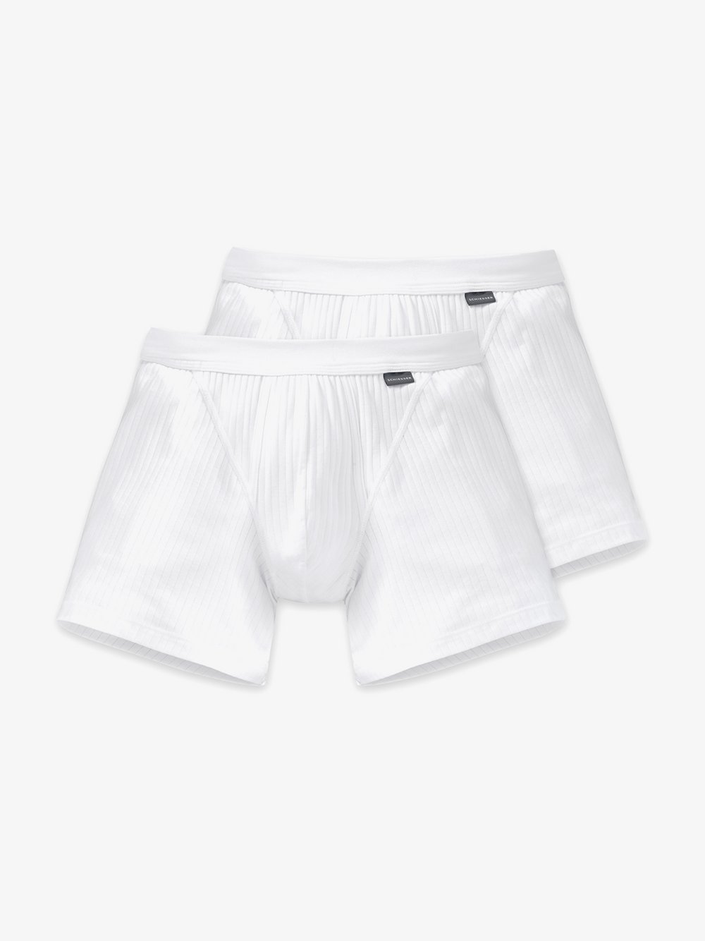 Schiesser Retroshorts  Herren Jersey weiß, 8