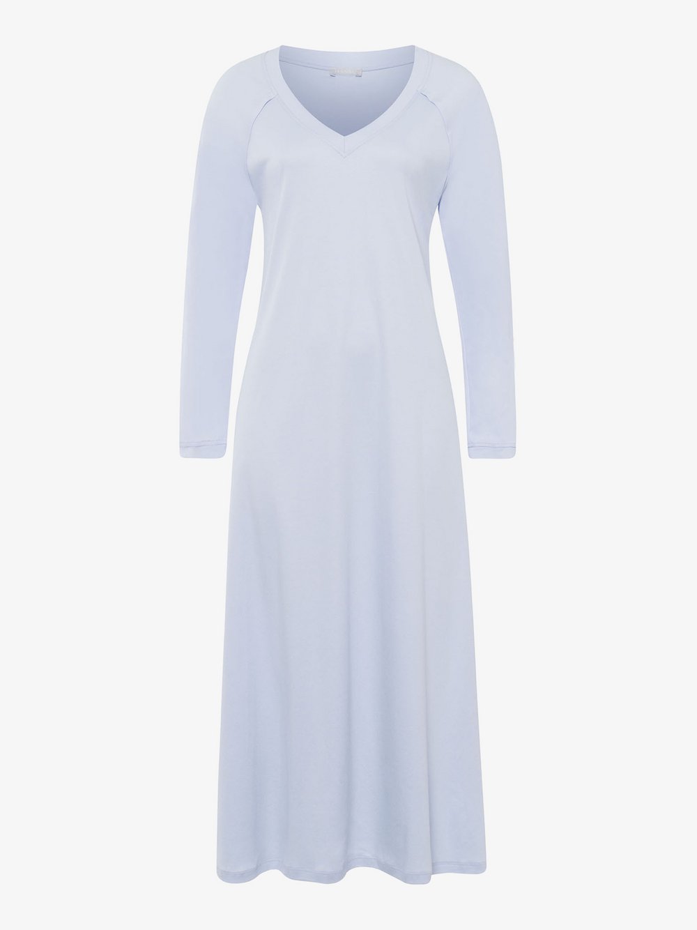 VAN GRAAF Hanro Damen Blau Langarm Nachthemd Jersey Extra Klein