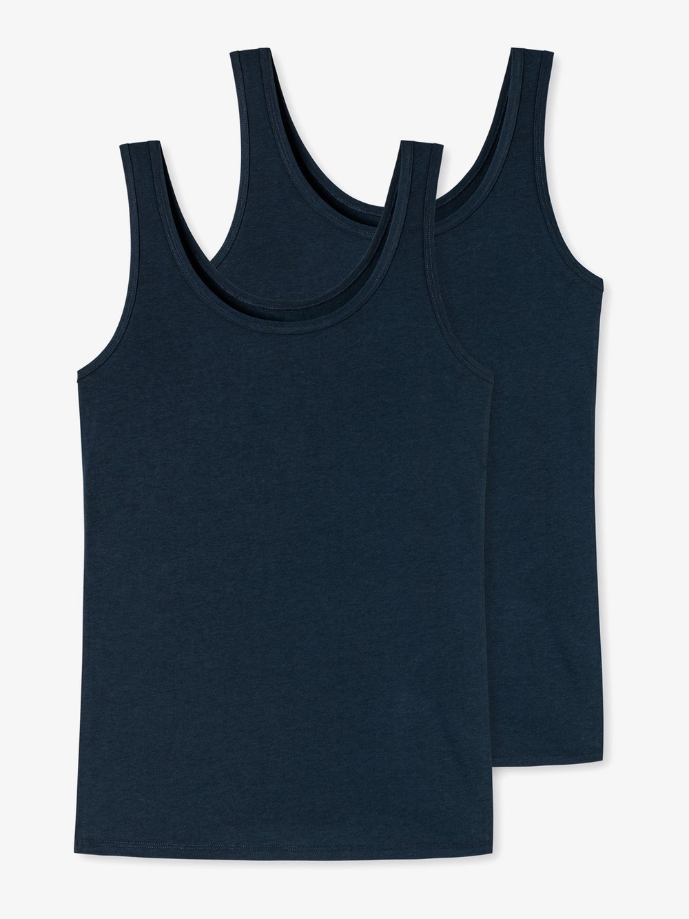 Schiesser Trägertop  Damen Jersey blau, M