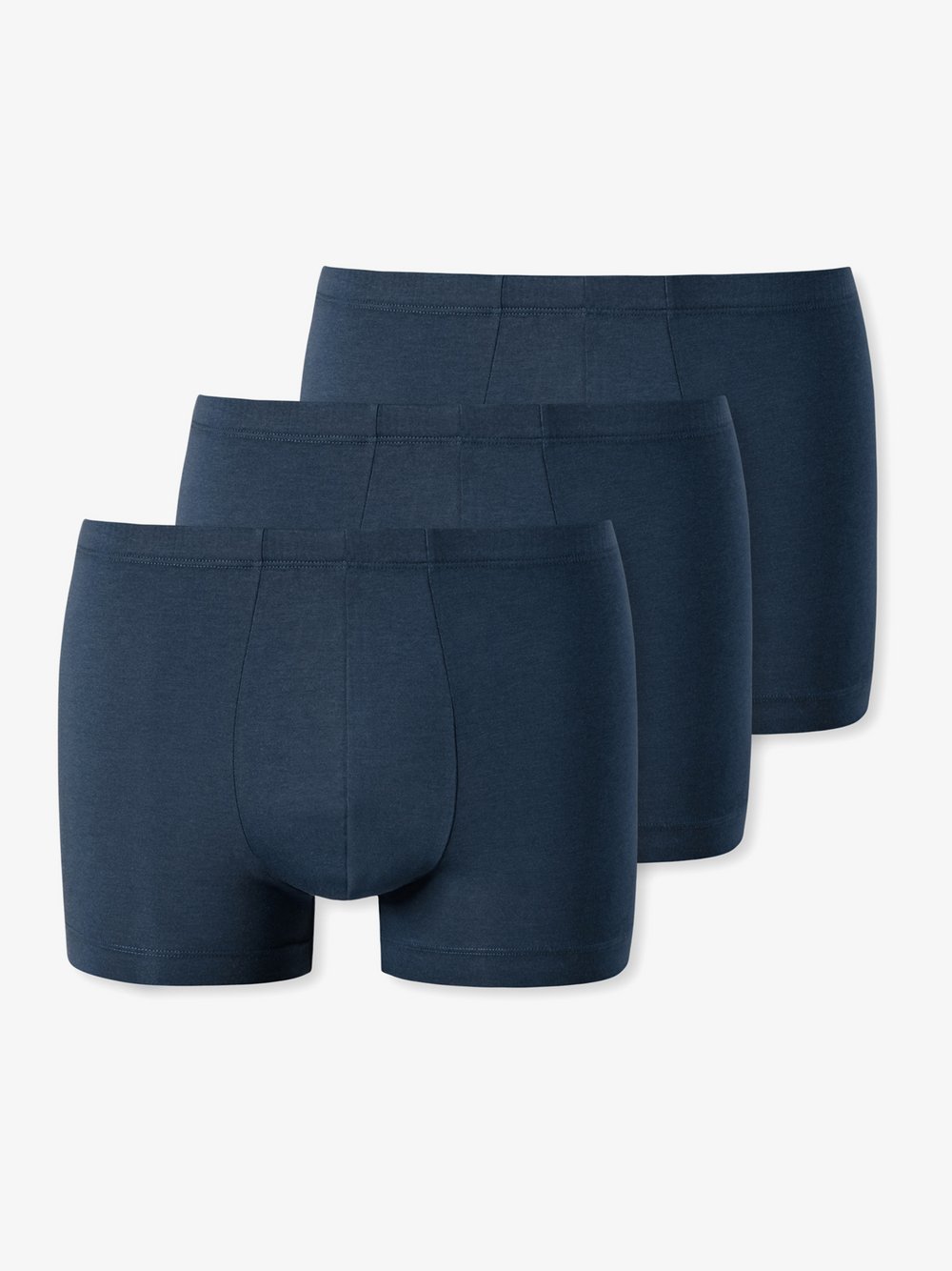 Schiesser Boxershorts  Herren Jersey blau, S