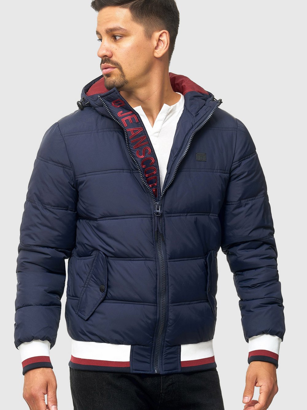 Thumbnail - Indicode Winterjacke Herren blau, M