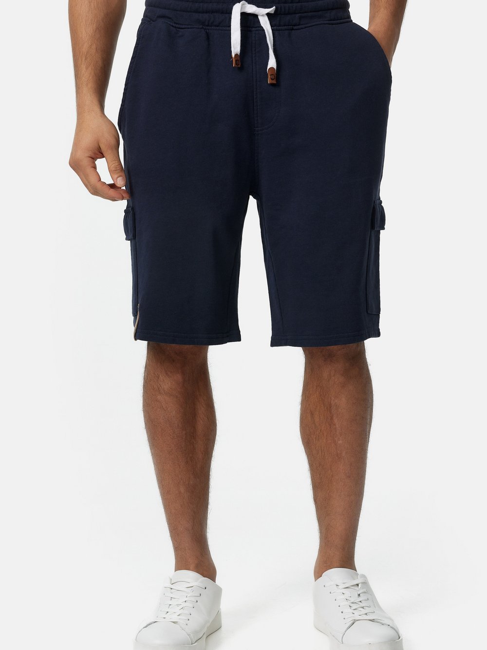 Indicode Shorts Sweat Herren Baumwolle blau, S