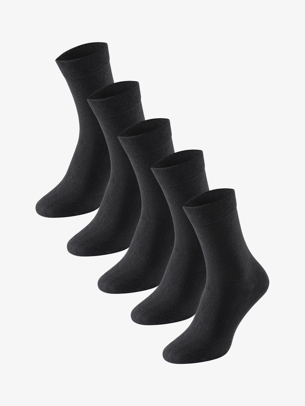 Schiesser Freizeitsocken  Damen Jersey schwarz, 39-42