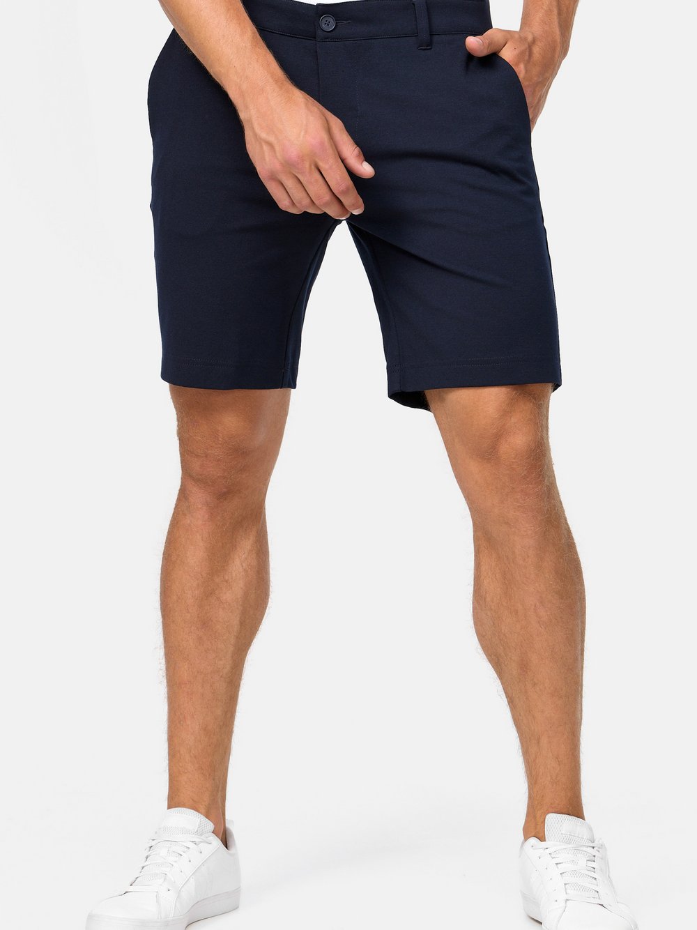 Indicode Shorts Chino Herren blau, L