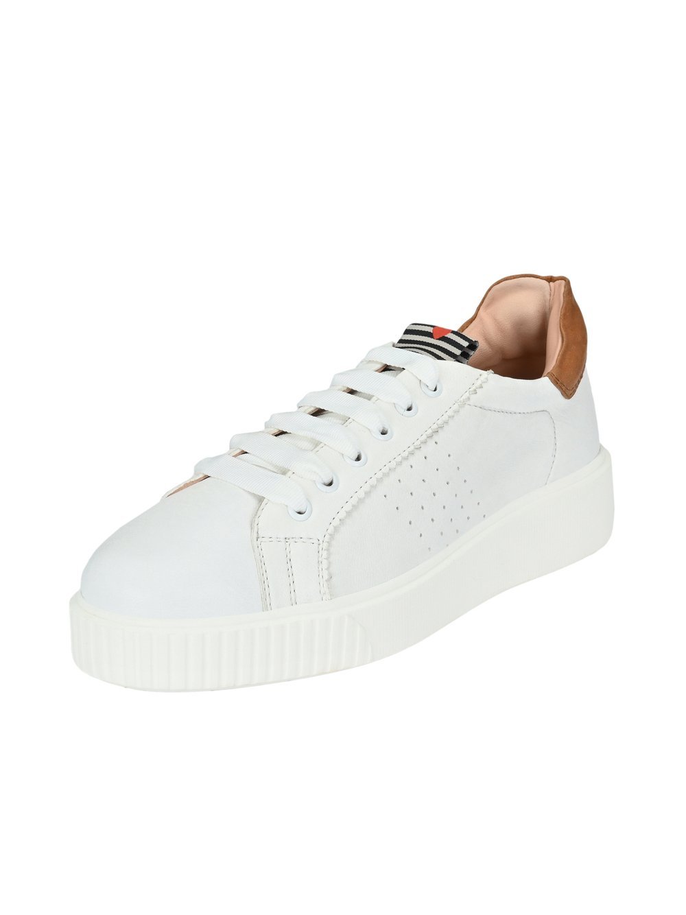 Crickit Sneaker Damen Leder weiß, 38