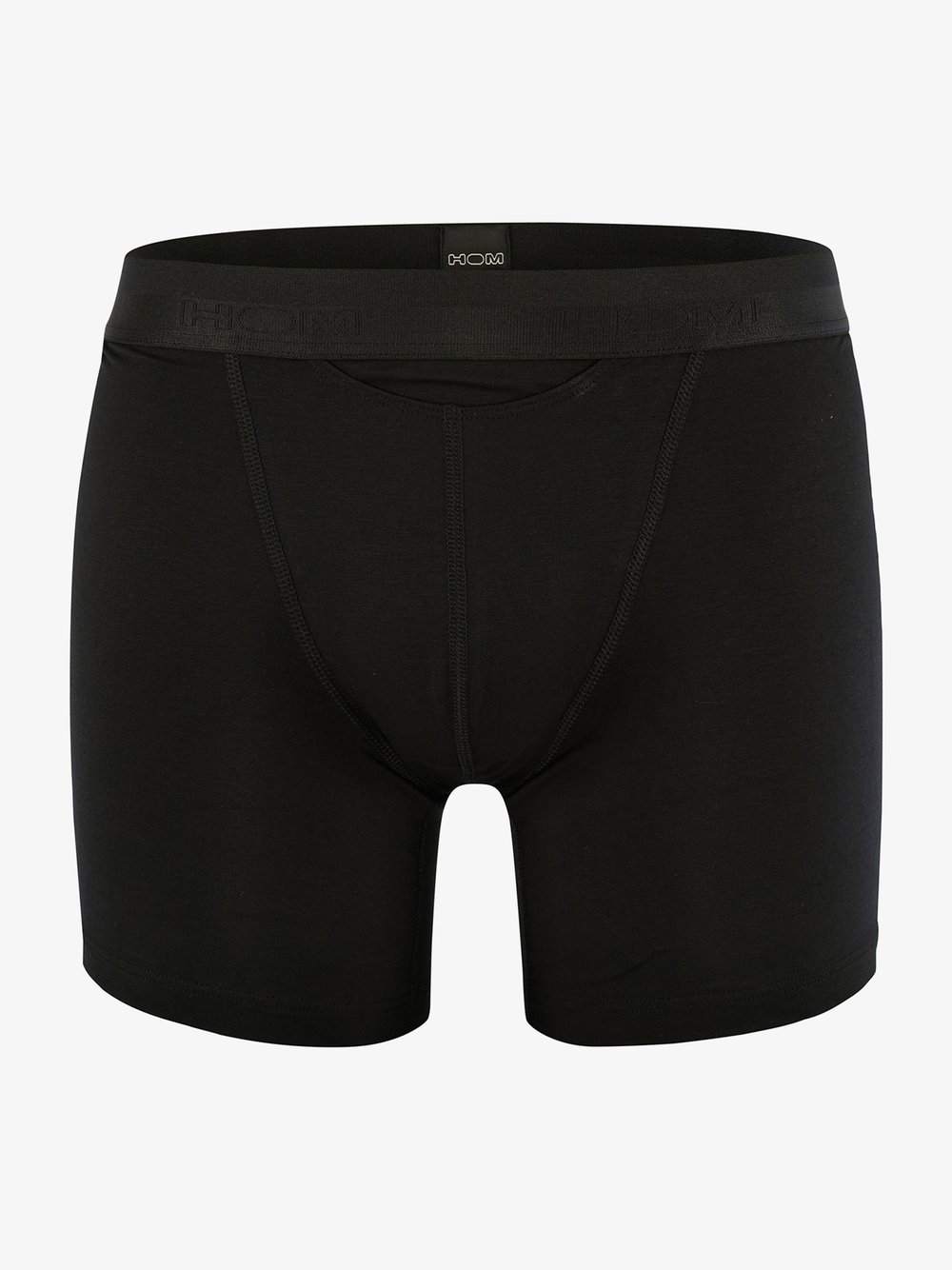 HOM Long Boxer Briefs  Herren Jersey schwarz, S