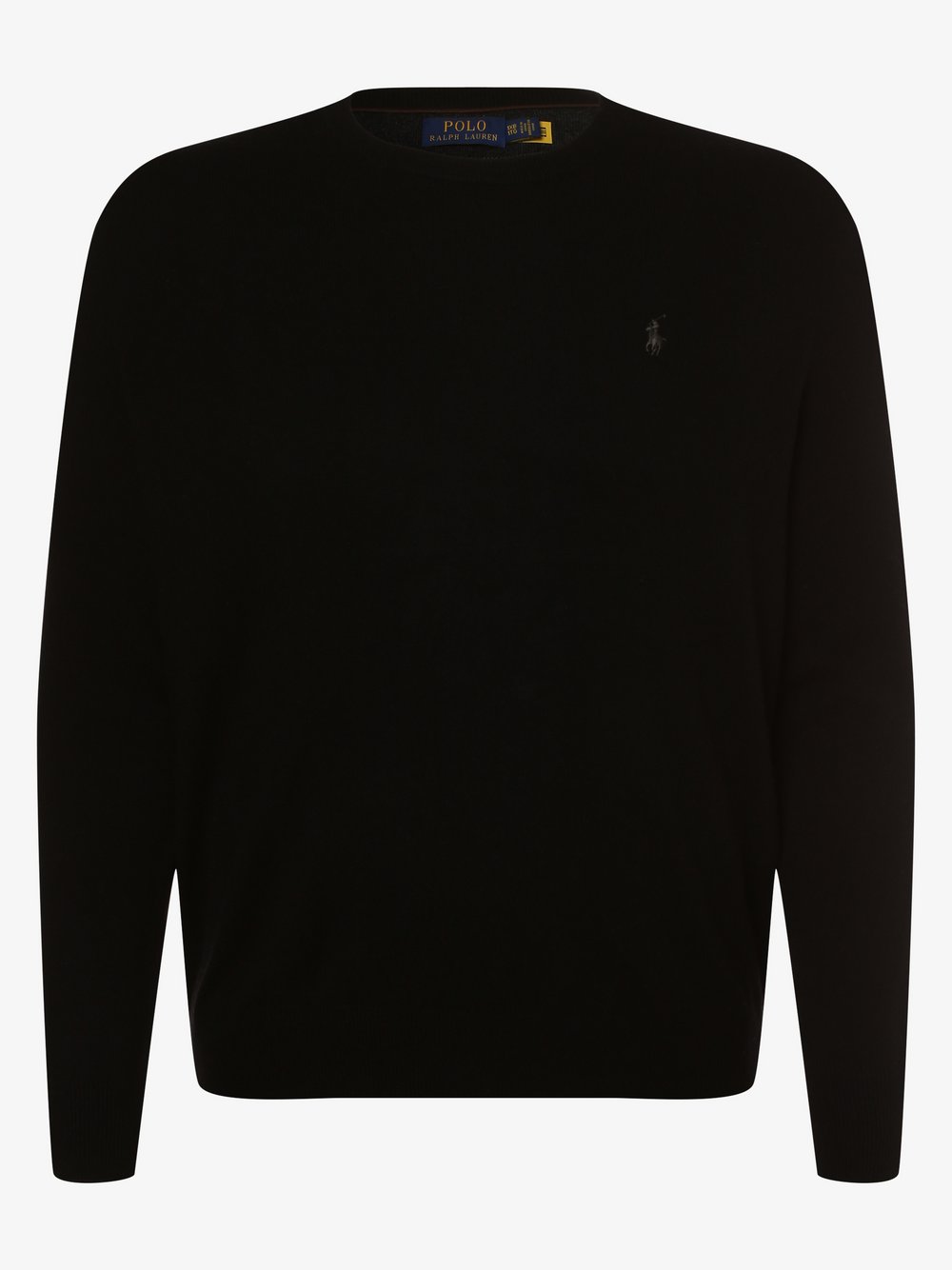 Polo Ralph Lauren - Sweter męski – duże rozmiary, czarny