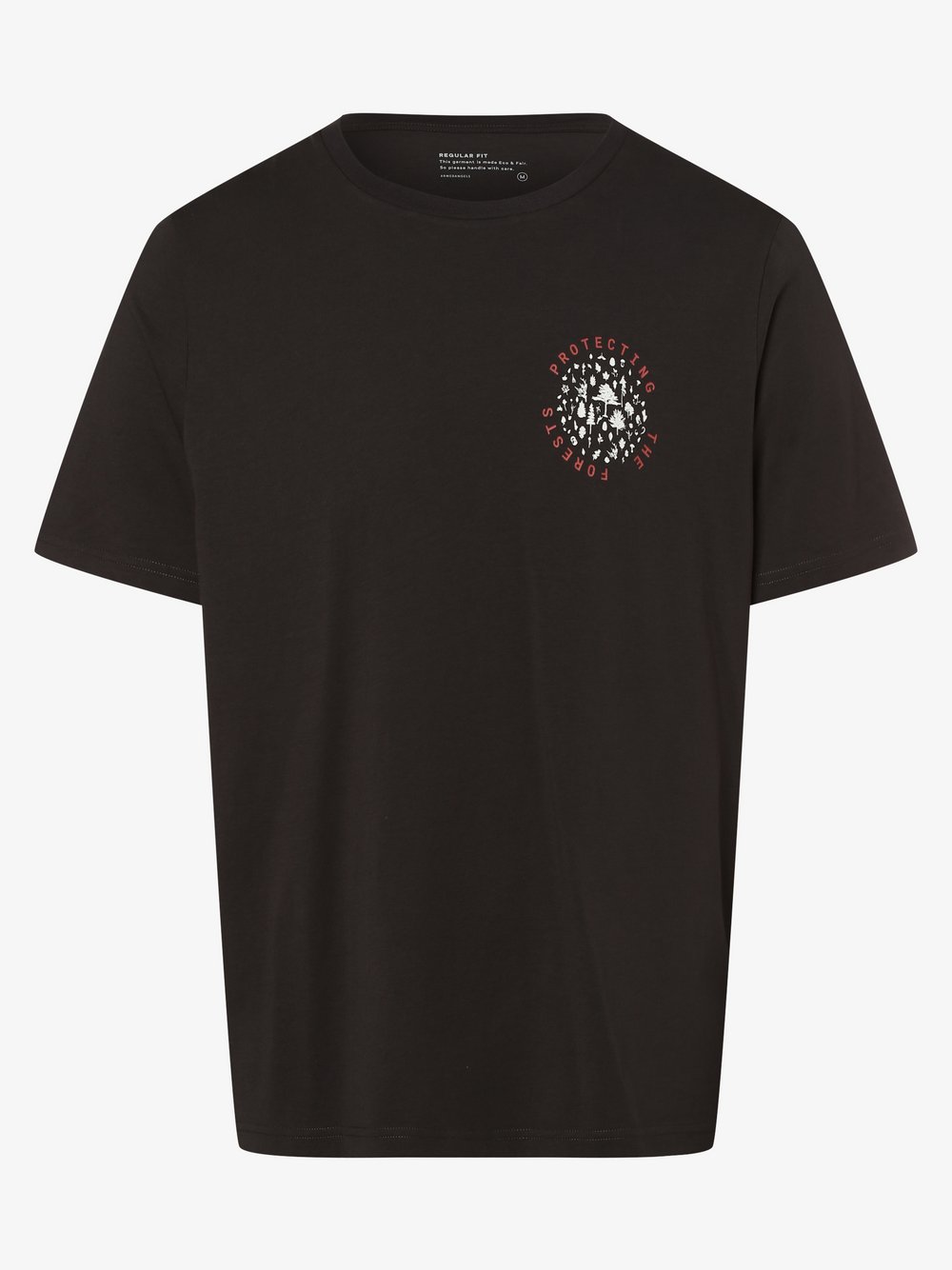 ARMEDANGELS - T-shirt męski – Jaames, czarny