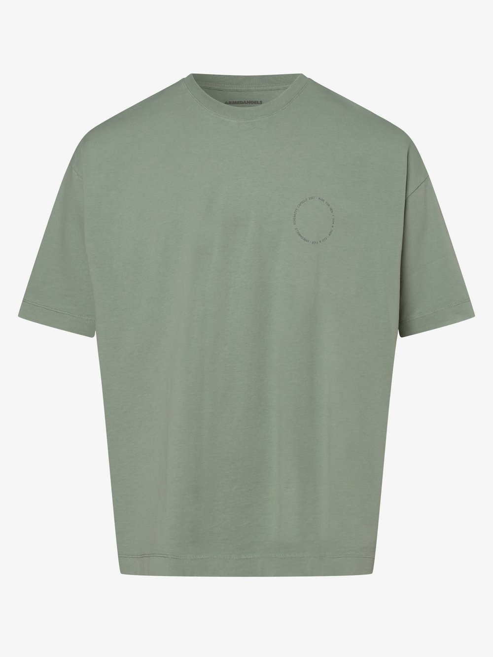 ARMEDANGELS - T-shirt męski – Mikaa, zielony
