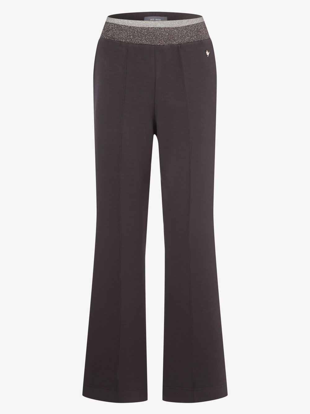 MOS MOSH - Damskie spodnie dresowe – Ambon, brązowy