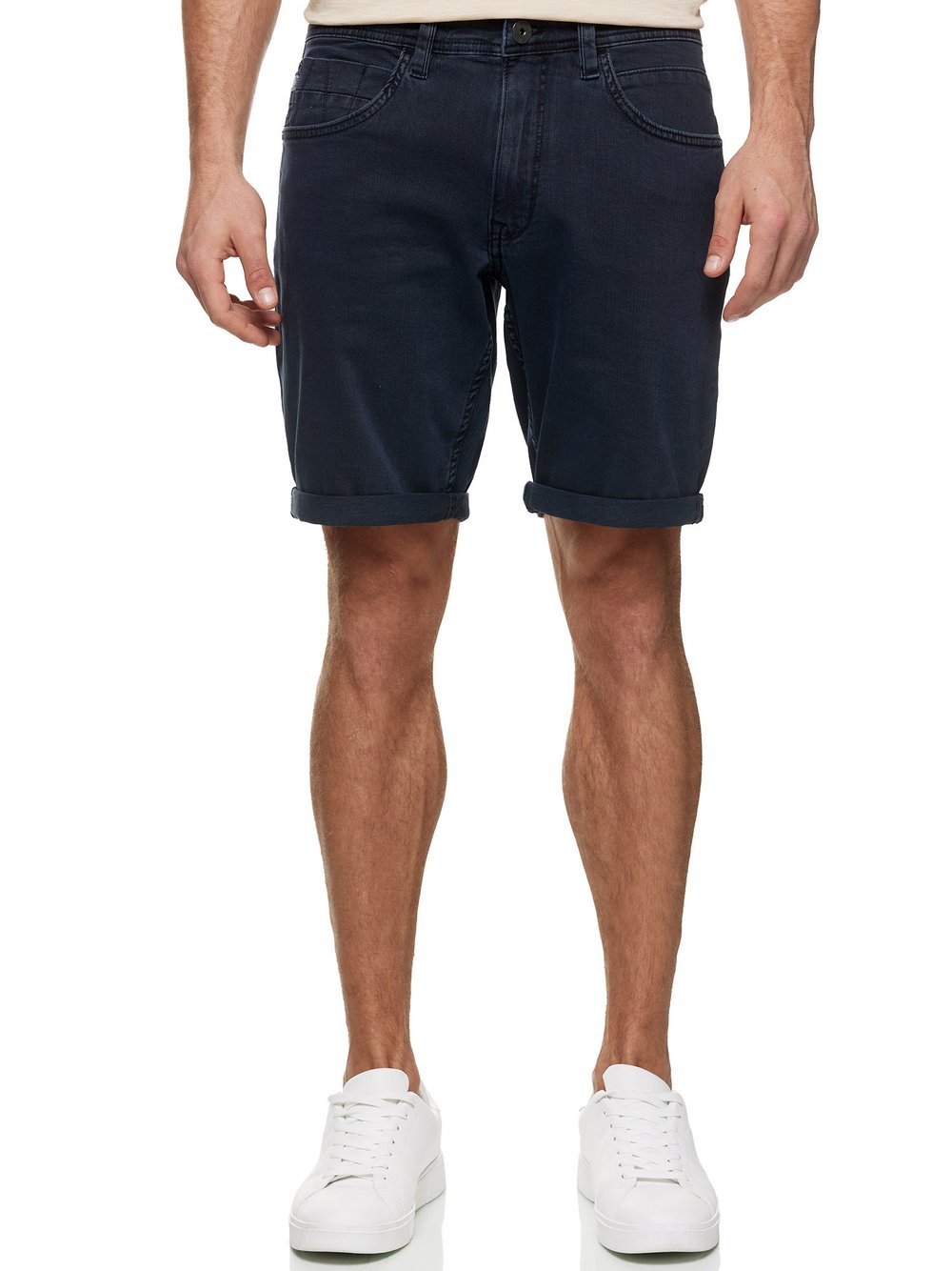 Thumbnail - Indicode Shorts Jeans Herren Baumwolle blau, XXXL