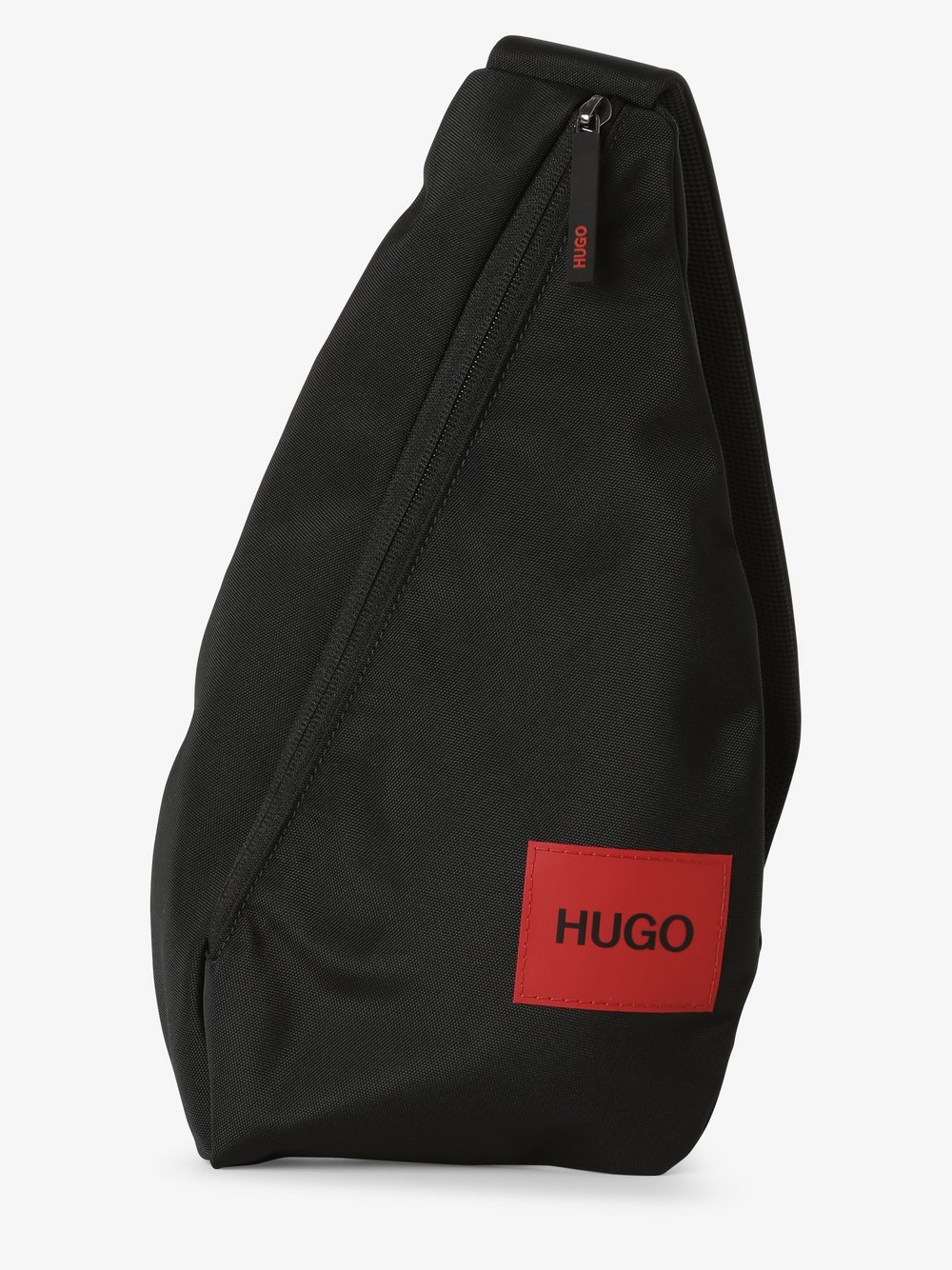 HUGO - Męska torebka na ramię, czarny