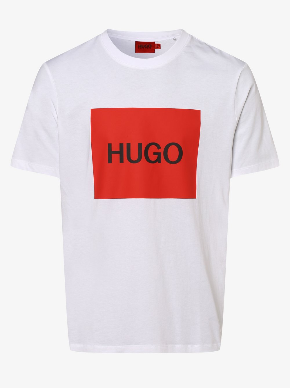 HUGO - T-shirt męski – Dulive, biały