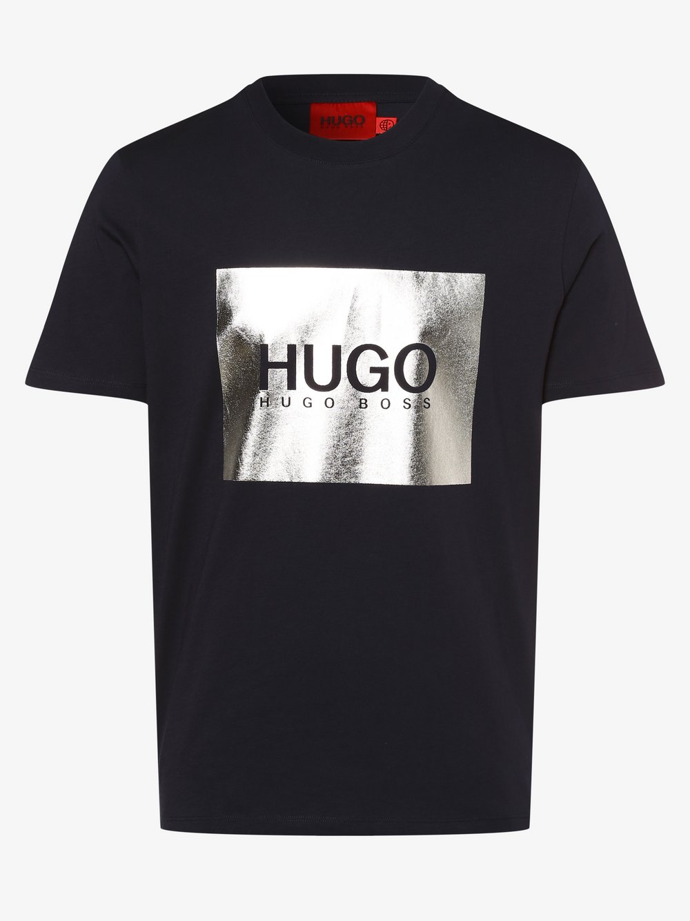 HUGO - T-shirt męski – Dolive_M, niebieski