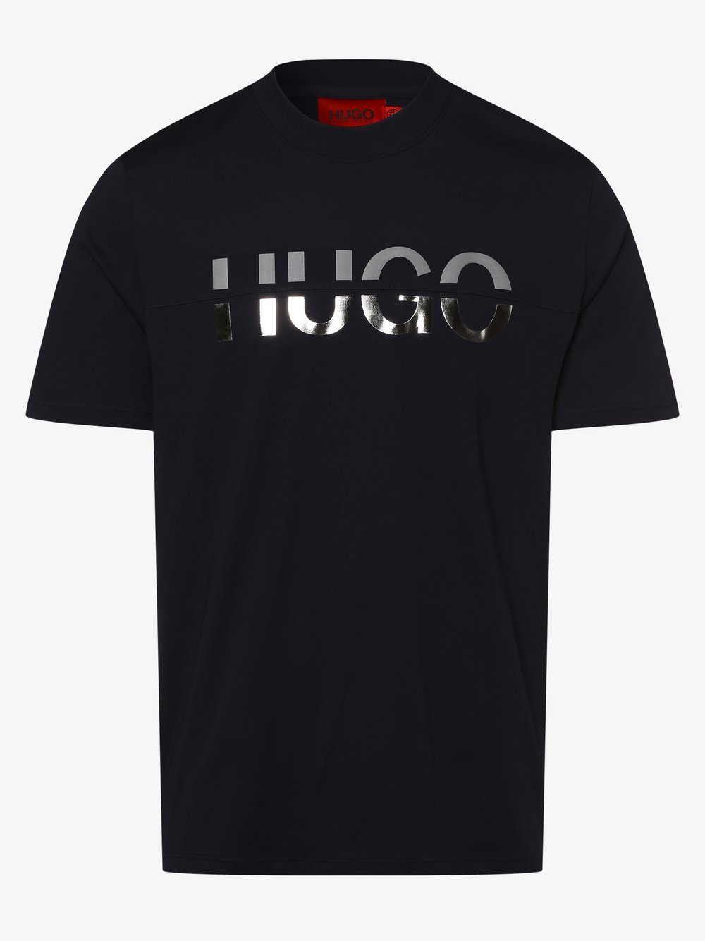 HUGO - T-shirt męski – Denghis, niebieski