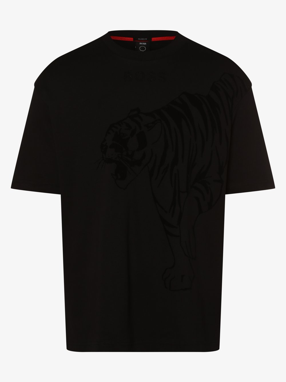 BOSS Athleisure - T-shirt męski – Tee Iconic, czarny