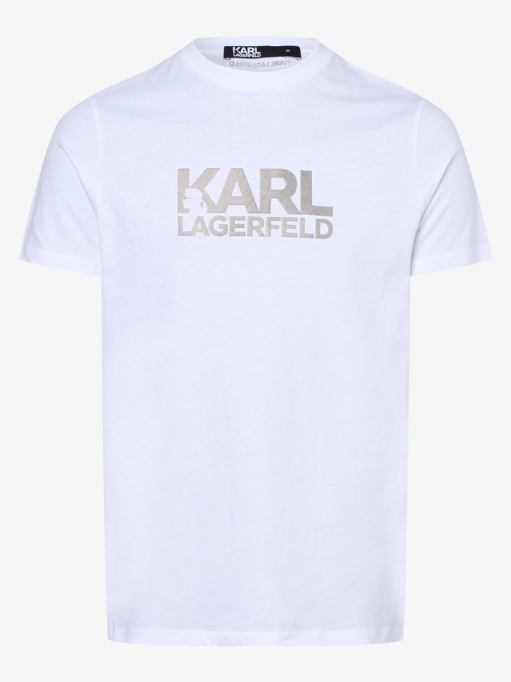KARL LAGERFELD - T-shirt męski, biały